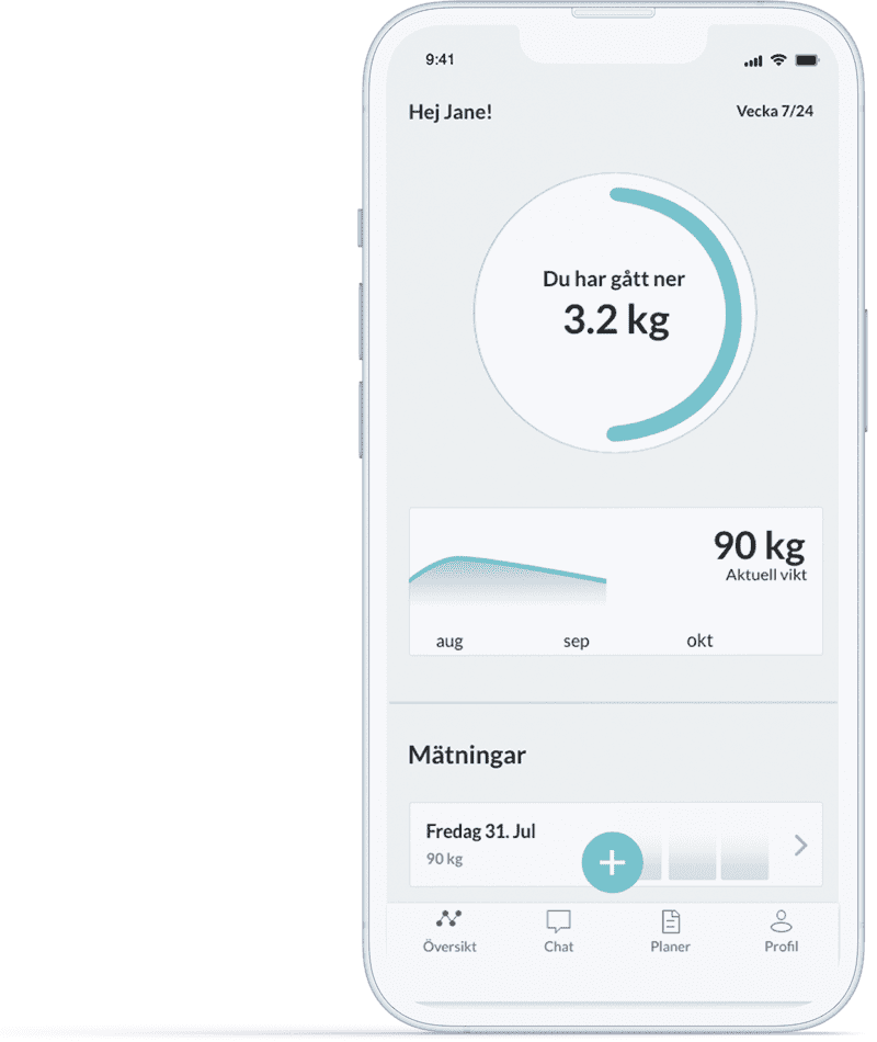 Online coaching app with a progression tracking feature.